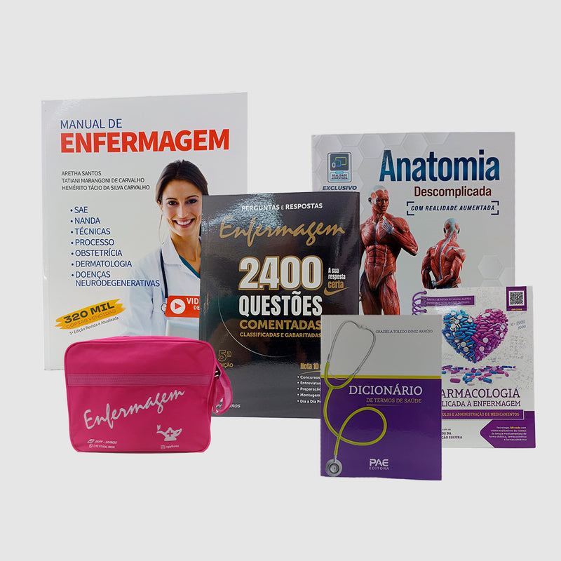 Kit Enfermagem Completo - Rosa